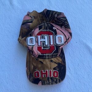 Ohio State Pink Camouflage Velcro Hat